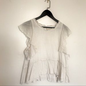 Maeve Anthropologie Babydoll Blouse Sz Small